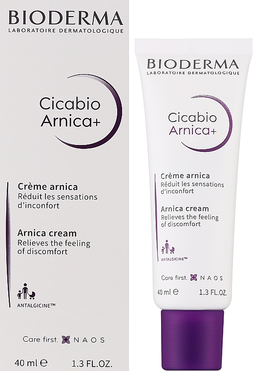 Anti-Bruises, Knocks and Bumps Cream - Bioderma Cicabio Arnica+ — photo N2