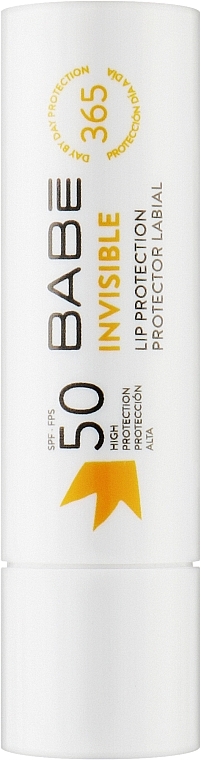 Ultra-Protective Invisible Lip Balm Stick SPF 50 - Babe Laboratorios Sun Protection Invisible Lip Protection — photo N1