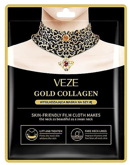 ネック ケア マスク - Veze (Venzen) Gold Collagen Mask — photo N1