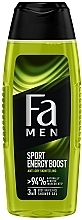 Fragrances, Perfumes, Cosmetics Shower Gel - Fa Man Xtreme Energy Boost 3in1 Shower Gel