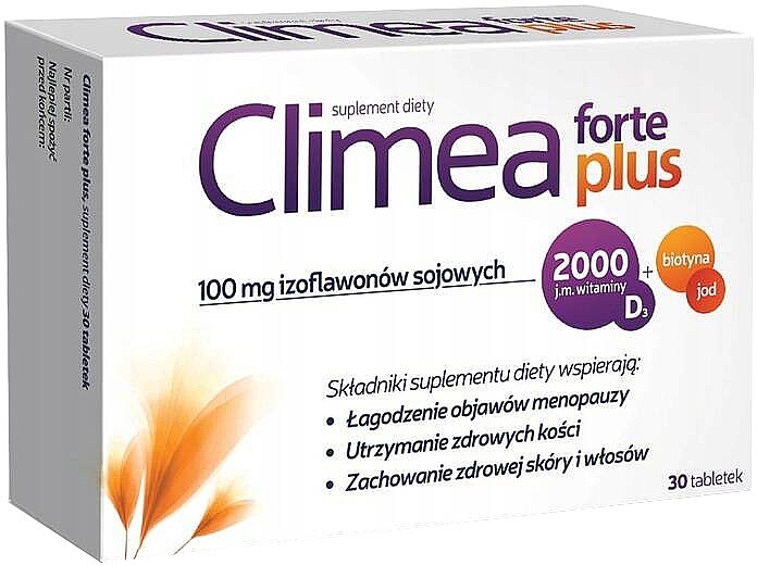 Dietary Supplement for Menopausal Women - Aflofarm Climea Forte Plus — photo N1