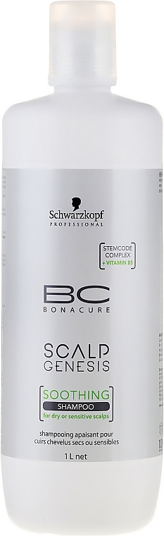 Soothing Shampoofor Sensitive Scalp - Schwarzkopf Professional BC Scalp Genesis Soothing Shampoo — photo N2