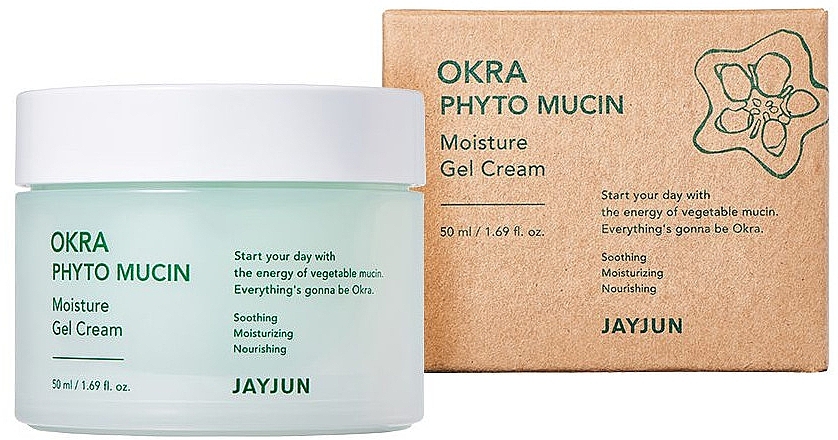 Moisturising Phyto Mucin Cream Gel - Jayjun Okra Phyto Mucin Moisture Gel Cream — photo N1