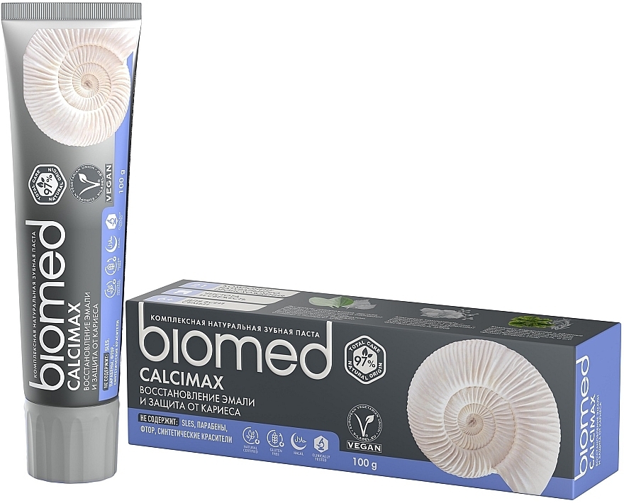 Strengthening Toothpaste "Calcimax" - Biomed Calcimax — photo N1