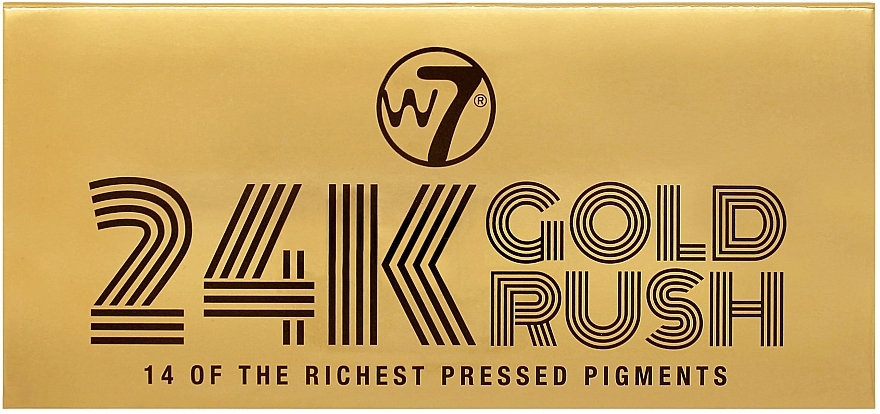 Eyeshadow Palette - W7 24K Gold Rush Eyeshadow Palette — photo N4