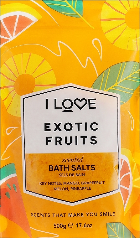 Exotic Fruits Bath Salt - I Love Exotic Fruits Bath Salt — photo N2