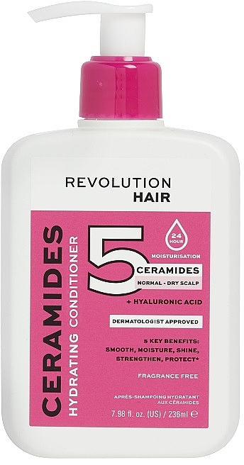 Conditioner - Revolution Haircare 5 Ceramides + Hyaluronic Acid Hydrating Conditioner	 — photo N1