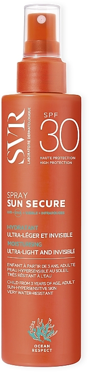 Sun Spray - SVR Sun Secure Spray Milky Mist SPF30 — photo N2