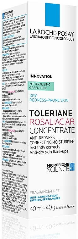 Corrective Moisturizer for Dry & Redness-Prone Skin - La Roche-Posay Toleriane Rosaliac AR — photo N2