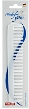 Fragrances, Perfumes, Cosmetics Plastic Comb 18.5 cm, white - Titania