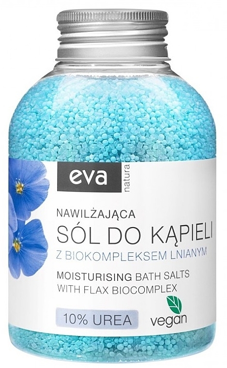 Linen Bath Salt with Urea 10% - Eva Natura Bath Salt 10% Urea — photo N1