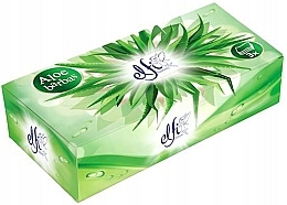 Fragrances, Perfumes, Cosmetics Three-Layer Tissues 'Fantasy Aloe Barbas', 90 pcs, green box - Elfi