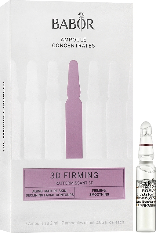 3D Firming Face Ampoules - Babor Ampoule Concentrates Lift & Firm 3D Firming — photo N1