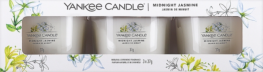 Scented Candle Set 'Midnight Jasmine' - Yankee Candle Midnight Jasmine — photo N1