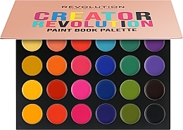 Makeup Palette - Makeup Revolution Creator Revolution Face Paint Book Palette — photo N1