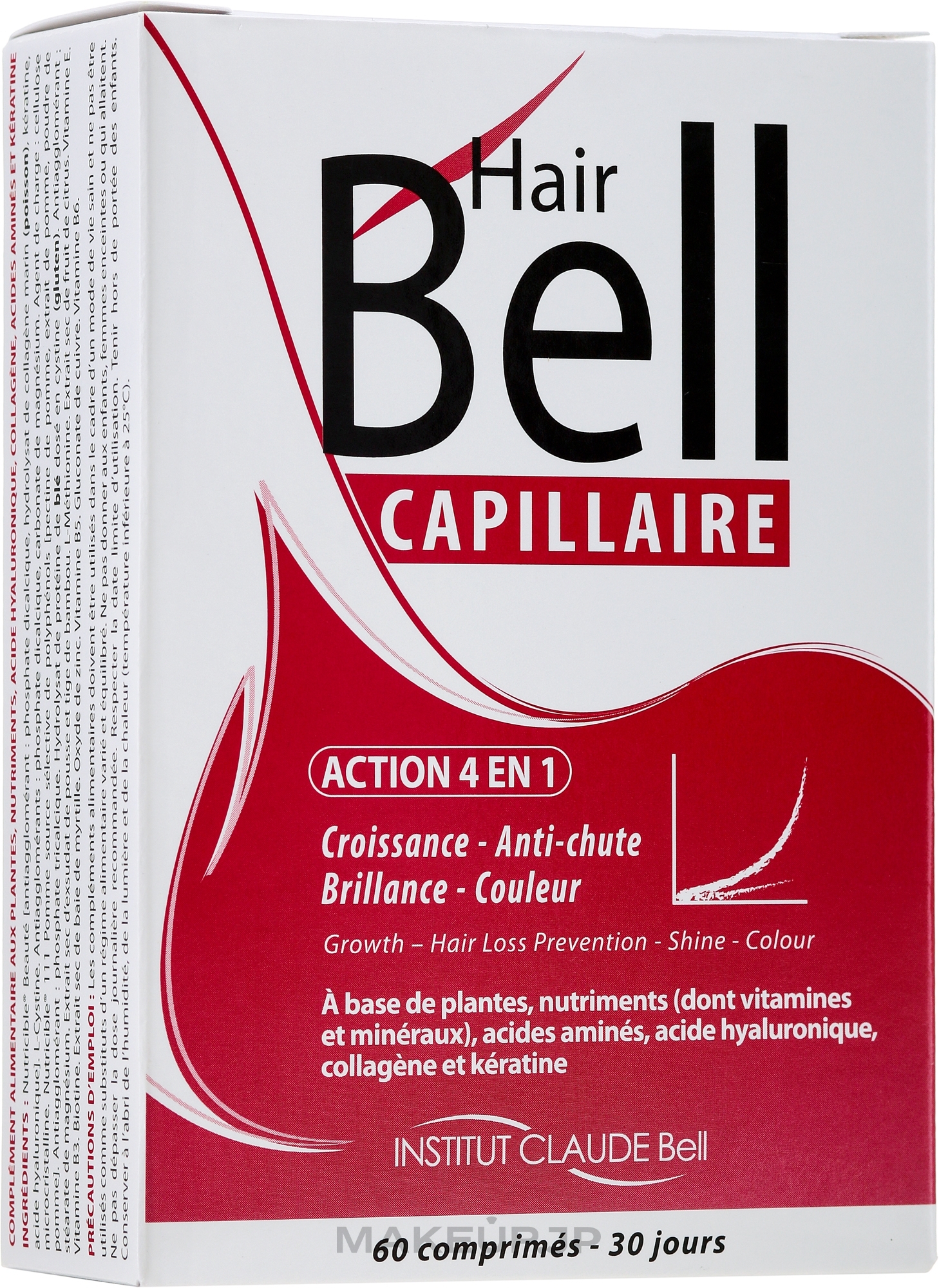 Hair Strengthening Dietary Supplement - Institut Claude Bell Hairbell Capillary — photo 60 szt.