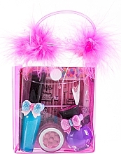 Cosmetic Set for Girls - Tutu Mix 25 (n/polish/5ml + lip/gloss/7ml + eye/cheek/mus/2,5g + bag) — photo N1