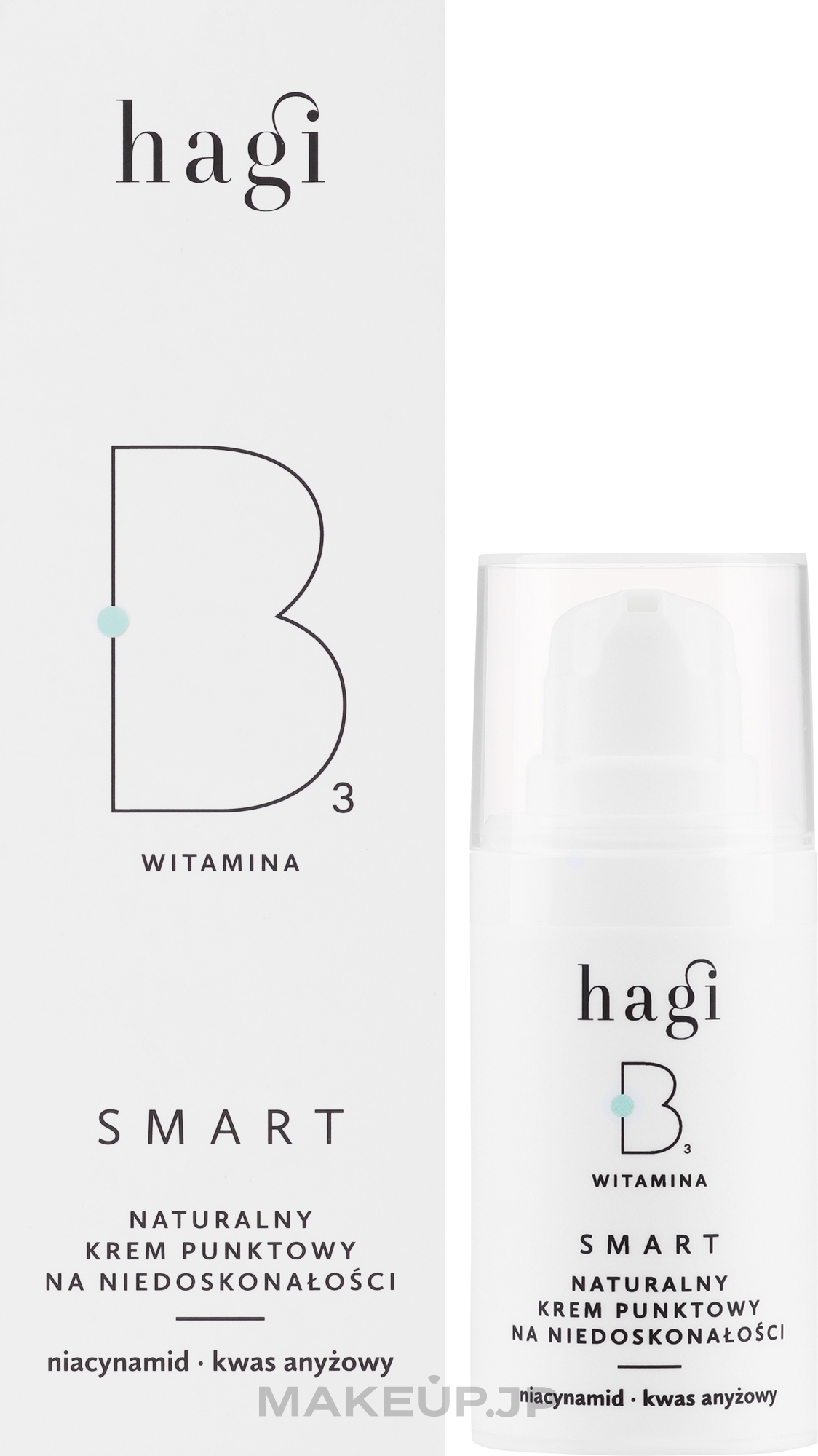 Cream for Oily & Acne-Prone Skin - Hagi Smart B3 Witamina — photo 15 ml