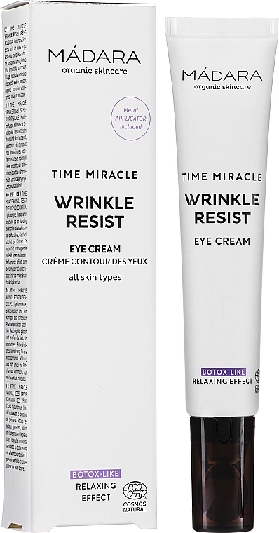 Anti-Wrinkle Eye Cream - Madara Cosmetics Time Miracle Wrinkle Resist Eye Cream — photo N1