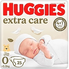 Fragrances, Perfumes, Cosmetics Extra Care Diapers, size 0, up to 3.5 kg, 25 pcs. - Huggies