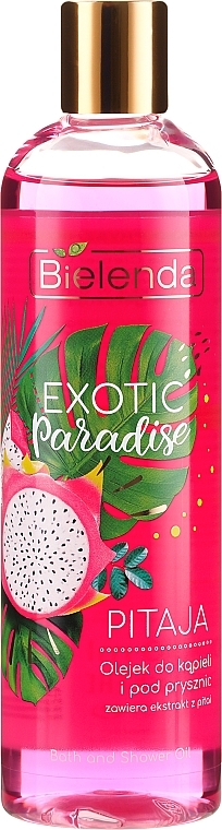 Shower Gel "Pitaya" - Bielenda Exotic Paradise Bath And Shower Oil — photo N1