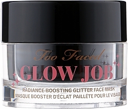 Antioxidant Face Mask - Too Faced Glow Job Radianse Boosting Glitter Face Mask Rose — photo N5