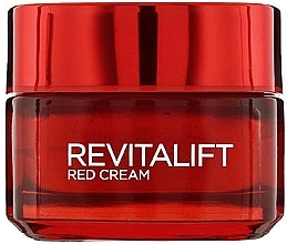 Fragrances, Perfumes, Cosmetics Red Day Cream - L`Oreal Revitalift Red Cream 40+