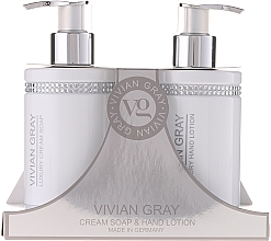 Fragrances, Perfumes, Cosmetics Set - Vivian Gray White Crystals Set (cr/soap/250ml + h/lot/250ml)