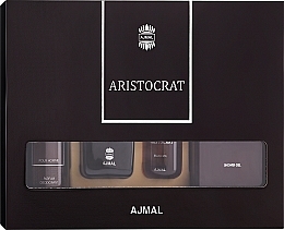 Fragrances, Perfumes, Cosmetics Ajmal Aristocrat - Set (edp/75ml + deo/200ml + oil/30ml + sh/gel/200ml)