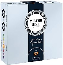 Fragrances, Perfumes, Cosmetics Latex Condoms, size 57, 36 pcs - Mister Size Extra Fine Condoms