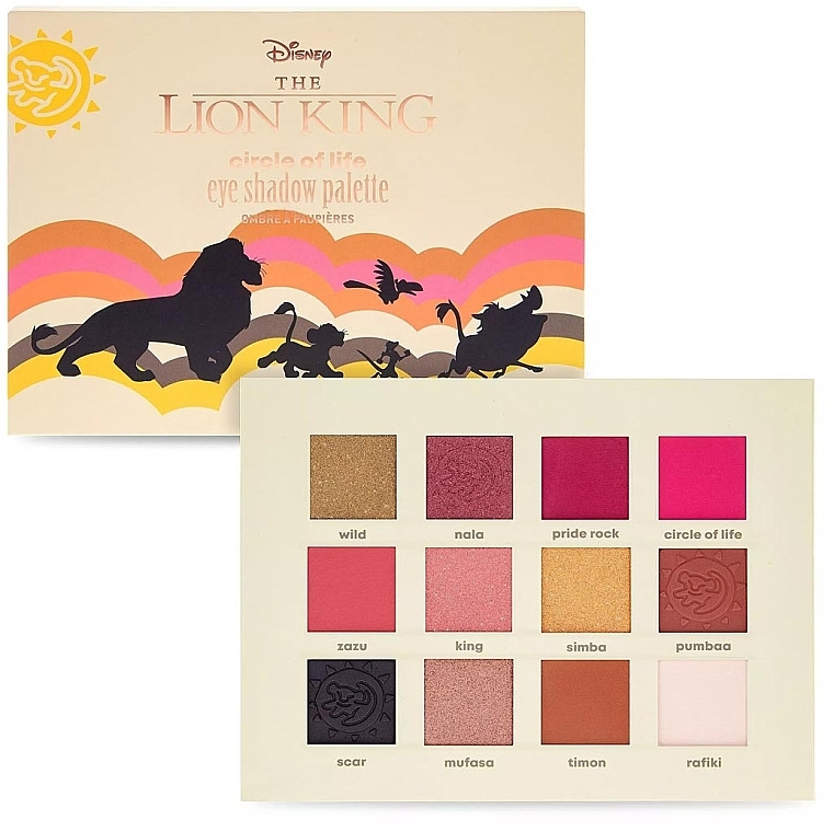 Eyeshadow Palette - Mad Beauty Disney The Lion King Circle Of Life Eyeshadow Palette — photo N1