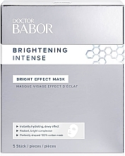 Whitening Face Mask - Doctor Babor Brightening Intense Bright Effect Mask — photo N1