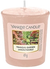 Scented Candle in Glass - Yankee Candle Tranquil Garden Candle — photo N4