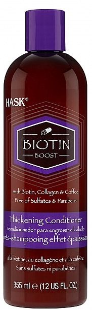 Biotin Thickening Conditioner for Thin Hair - Hask Biotin Boost Thickening Conditioner — photo N6