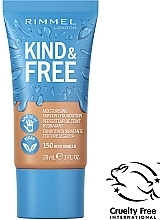 Foundation - Rimmel Kind and Free Skin Tint Moisturising Foundation — photo N2