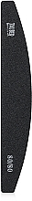 Fragrances, Perfumes, Cosmetics Black Oval Nail File, 80/80, 03-006A - Zauber