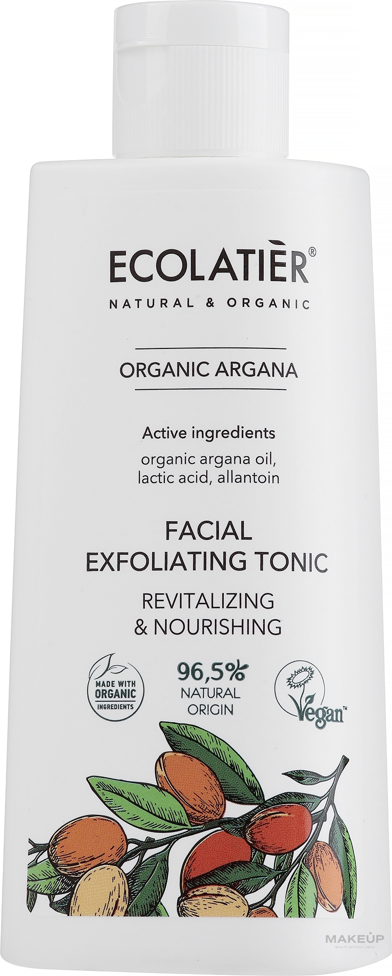 Regeneration and Nourishment Face Toner - Ecolatier Organic Argana Revitalizing And Nourishing Facial Tonik — photo 150 ml