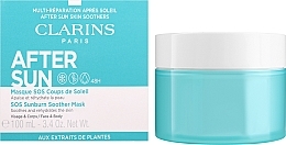 After Tan Face & Body Soothing Mask - Clarins After Sun SOS Sunburn Soother Mask — photo N2