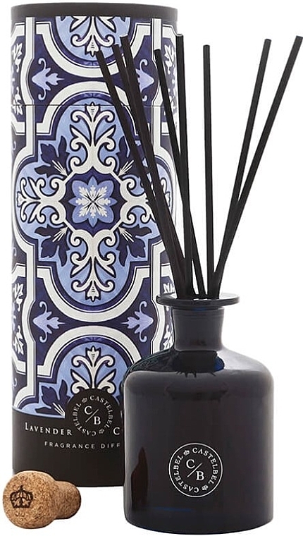 Lavender & Chamomile Fragrance Diffuser - Castelbel Portuguese Tiles Lavender & Chamomile Fragrance Diffuser — photo N1