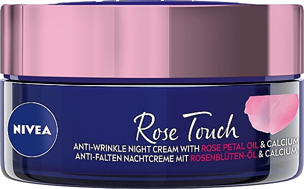 Anti-Wrinkle Night Cream - Nivea Rose Touch Anti-Wrinkle Night Cream — photo N1