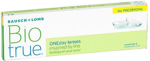 Disposable Daily Contact Lenses, 30 pcs - Bausch & Lomb Biotrue ONEday for Presbyopia High — photo N3