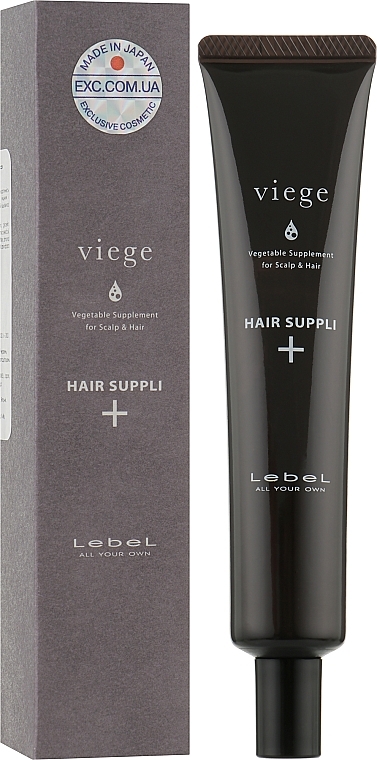 Repairing Mask for Hair Elasticity - Lebel Viege Hair Suppli Plus — photo N2