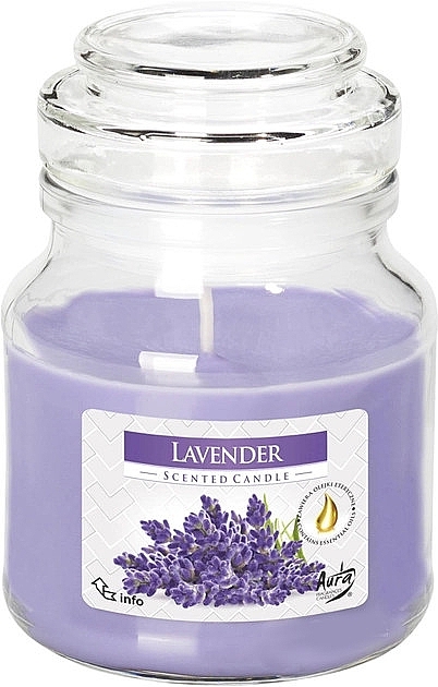 Scented Candle in Jar 'Lavender' - Bispol Scented Candle Lavender — photo N1
