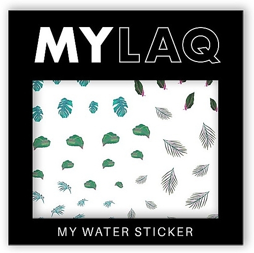 Nail Stickers 'My Pastel Leaf' - MylaQ My Water Sticker My Pastel Leaf — photo N3
