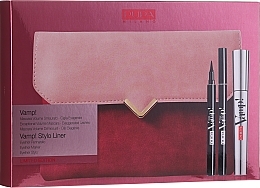 Fragrances, Perfumes, Cosmetics Set - Pupa Vamp! Vamp! Stylo Liner (mascara/9ml + eye/liner/1.5ml + bag)