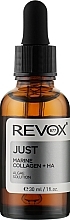 Fragrances, Perfumes, Cosmetics Face & Neck Serum - Revox Just Marine Collagen + HA Algae Solution