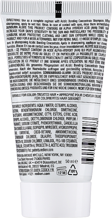 GIFT! Intensive Conditioner for Chemically Damaged Hair - Redken Acidic Bonding Concentrate Conditioner (mini size) — photo N2