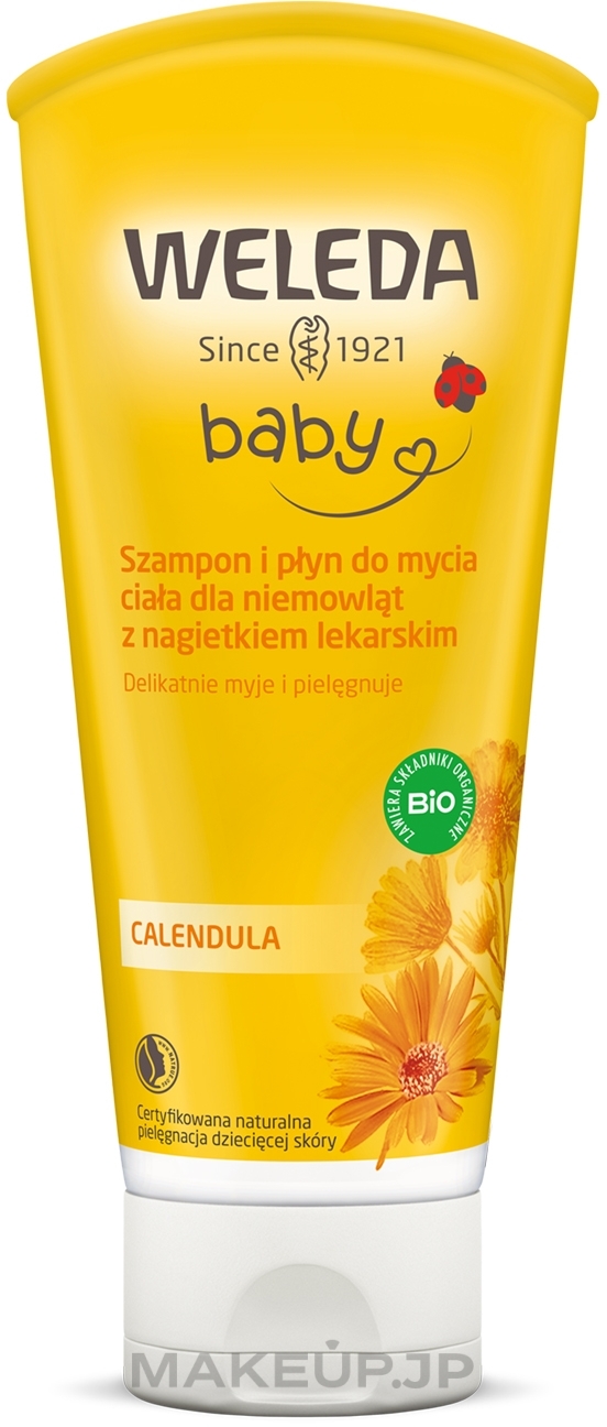 Hair and Body Shampoo-Gel - Weleda Calendula Waschlotion & Shampoo — photo 200 ml