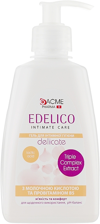 Soothing Intimate Wash Gel for Sensitive & Dry Skin - Acme Color Edelico Intim Care Soothing — photo N1