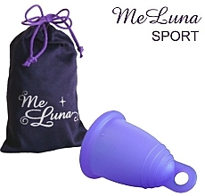 Menstrual Cup with Loop, size XL, purple - MeLuna Sport Menstrual Cup — photo N1